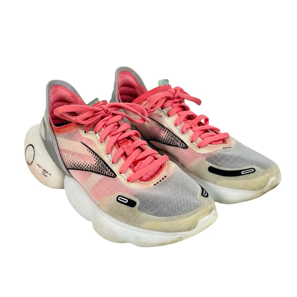 Women's Brooks Aurora BL Grey/Coral/Black Women's 7.5